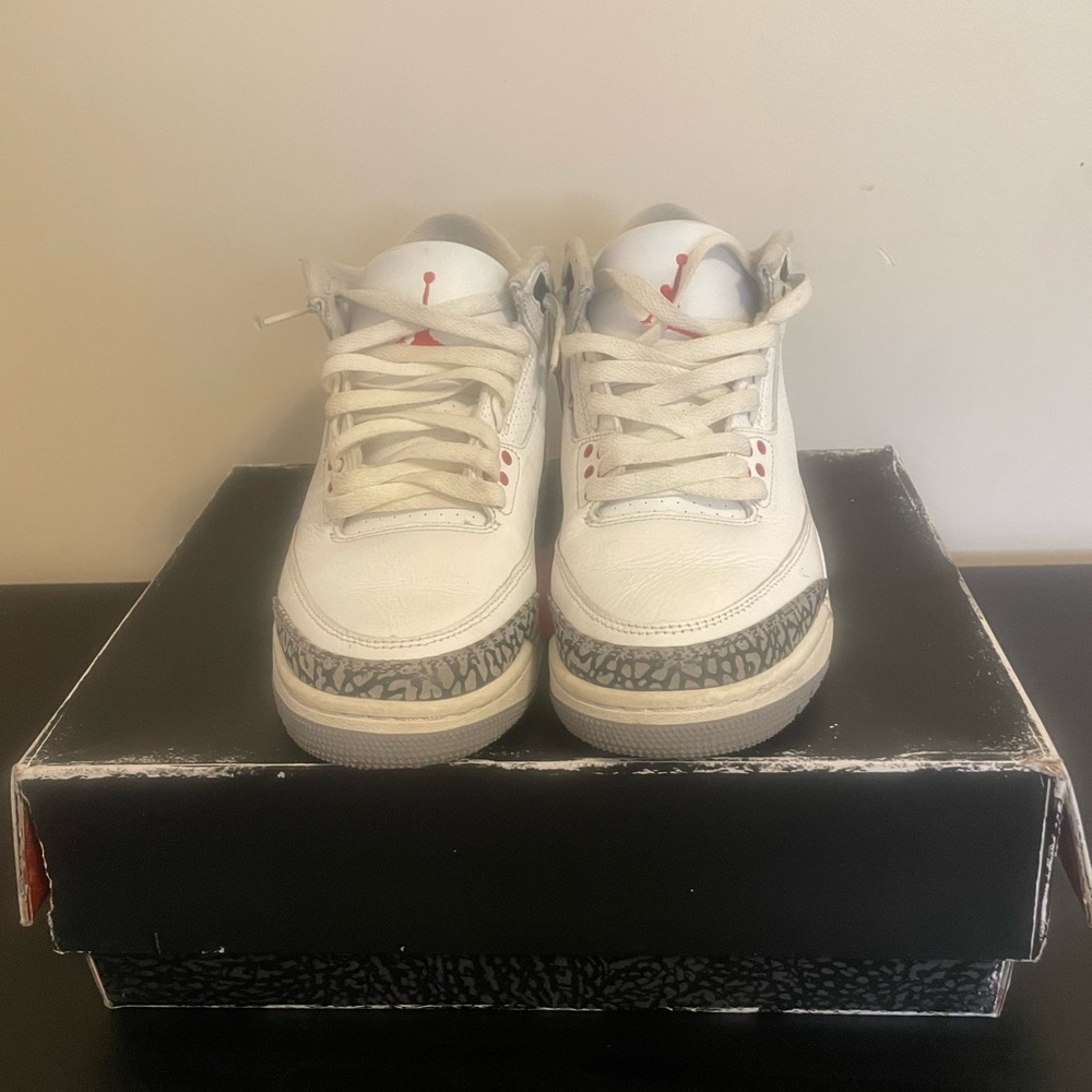 Air jordan 3 retro white cement reimagined 
Used